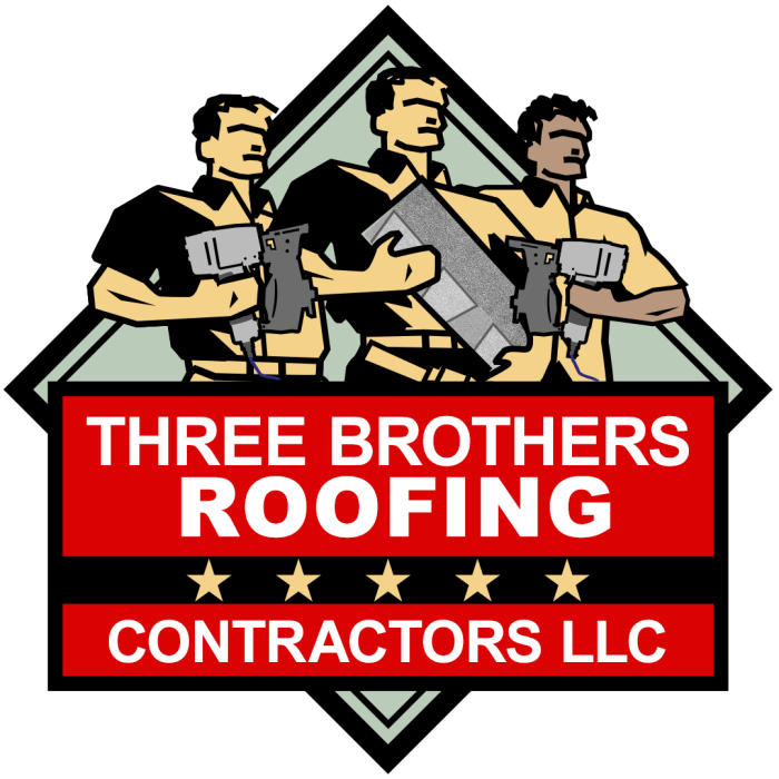 Three Brothers Roofing Contractors & Flat Roof leak Repair near me NJ, Local Family Slate Roof repair company logo